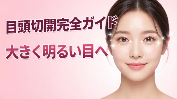 目頭切開完全ガイド｜蒙古ひだの解消・手術方法・傷跡ケアまで徹底解説